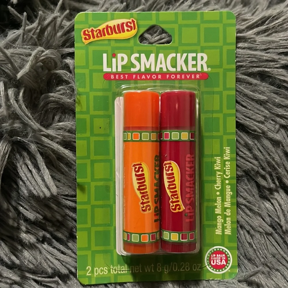 🥭🍓 Starburst Flavored Lip Smacker 🍓🥭